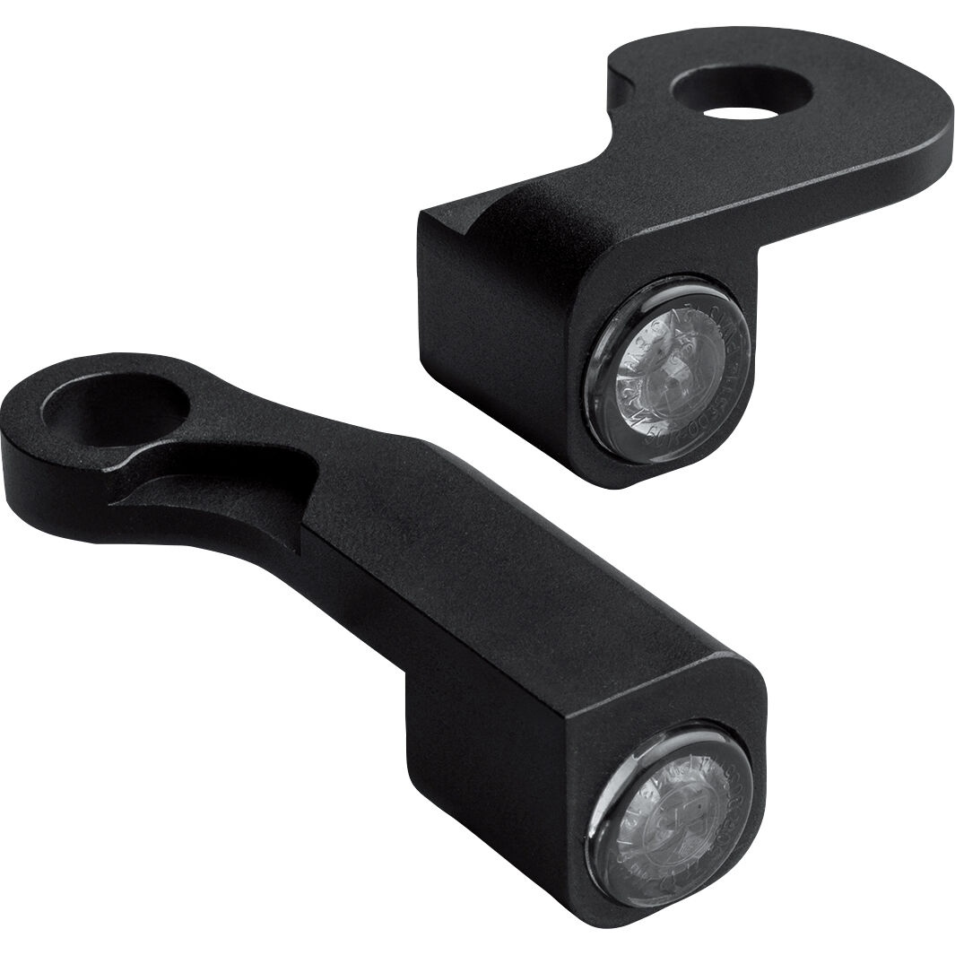 HeinzBikes LED Armaturenblinkerpaar Nano für Softail 2015-2017 schwarz von HeinzBikes