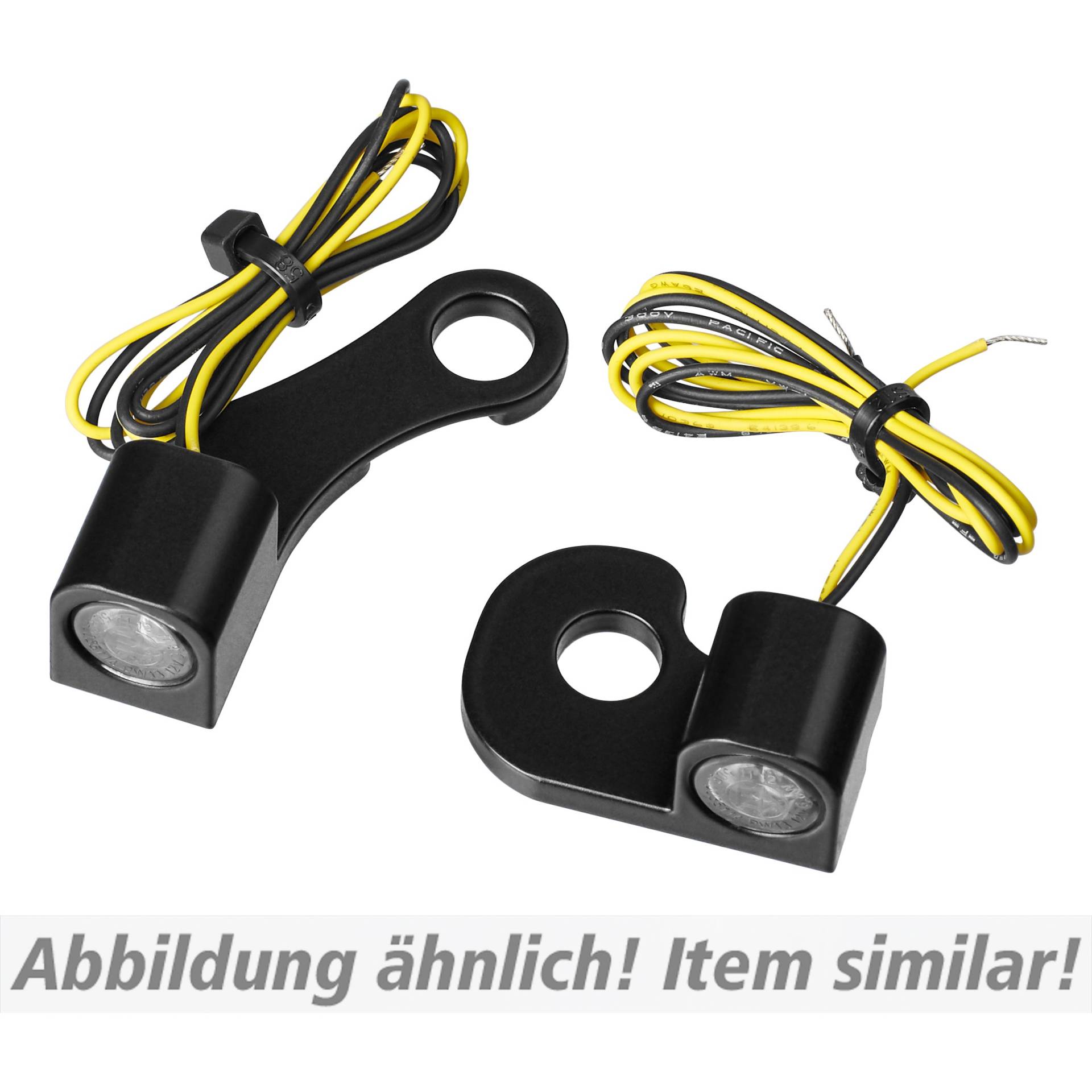 HeinzBikes LED Blinker/Positionslichtpaar Nano für Dyna 1990-2017 chrom von HeinzBikes