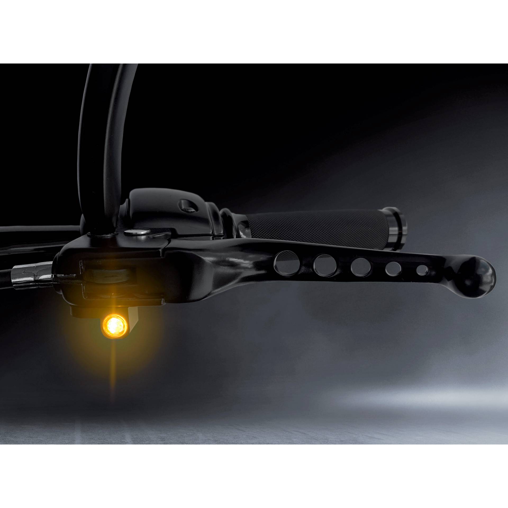 HeinzBikes LED Blinker/Positionslichtpaar Nano für Dyna 90-17 schwarz von HeinzBikes