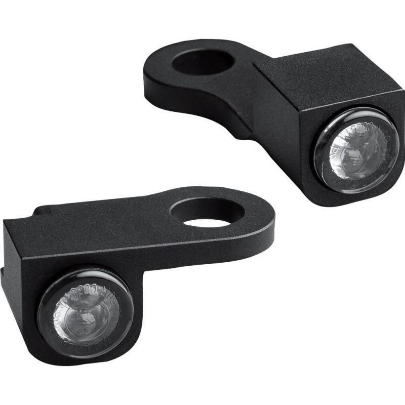 HeinzBikes LED Blinker/Positionslichtpaar Nano für Sportster 14-20 schw von HeinzBikes