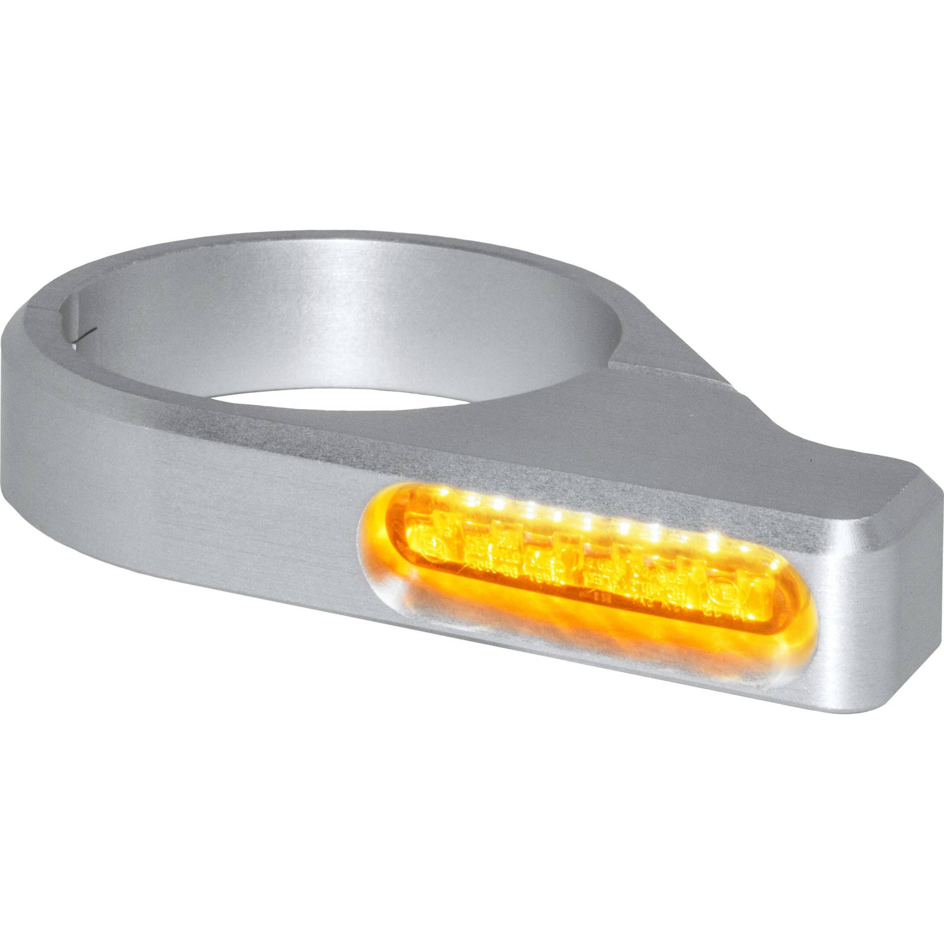 HeinzBikes LED Blinkerpaar ZC-Line Classic für Gabel 47-49mm silber von HeinzBikes