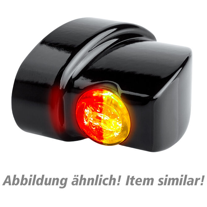 HeinzBikes LED Fender Blinker/Rücklichtpaar Winglets Nano chrom von HeinzBikes