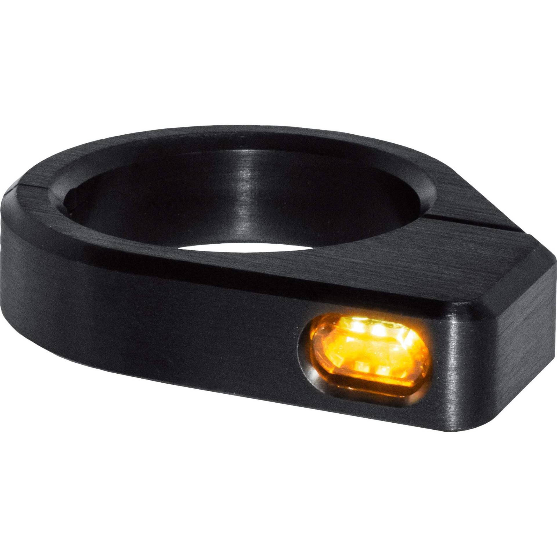 HeinzBikes Motorradblinker LED Blinkerpaar ZC-Line Micro 39-41mm schwarz von HeinzBikes