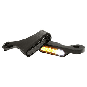 LED Armaturen-Blinker/Positionslicht Schwarz HeinzBikes von HeinzBikes