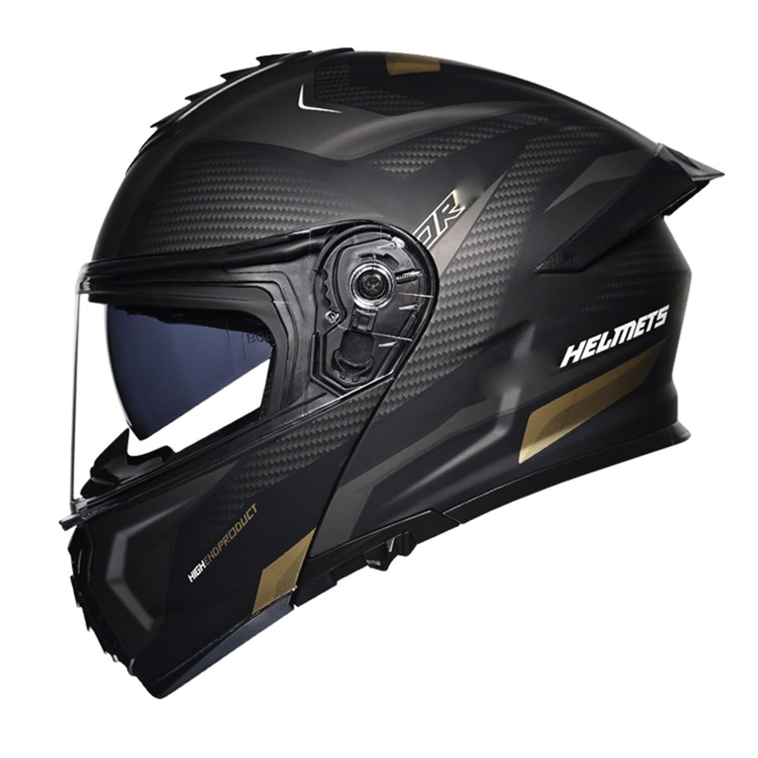 Motorradhelm Motorrad Klapphelm Integralhelm Modularer Helm mit Doppelvisier, ECE Genehmigte Kopfhörer Vollvisierhelm für Erwachsene Männer Frauen 4,XXL von Hejunlian