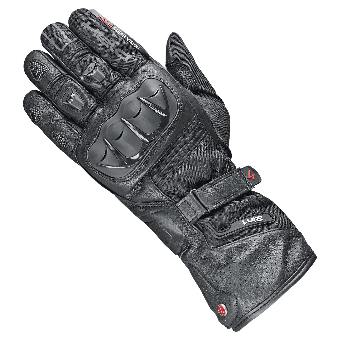 Held Air n Dry II Motorrad Handschuhe, schwarz, L-11 von Held