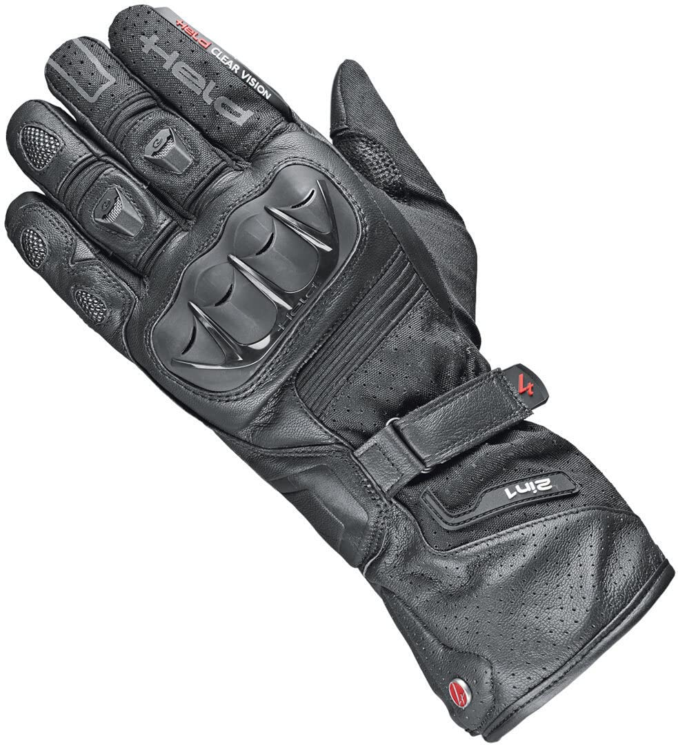 Held Air n Dry II Motorrad Handschuhe, schwarz, 12 von Held