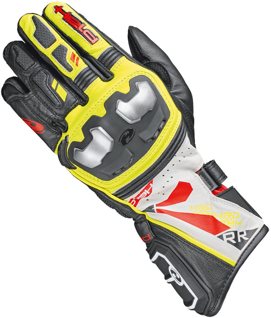 Held Akira RR Motorradhandschuhe (Black/Yellow,10) von Held