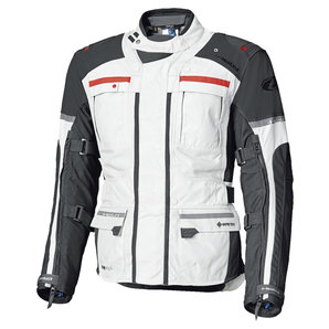 Held Carese Evo 62140 Textiljacke Grau Schwarz Rot von Held