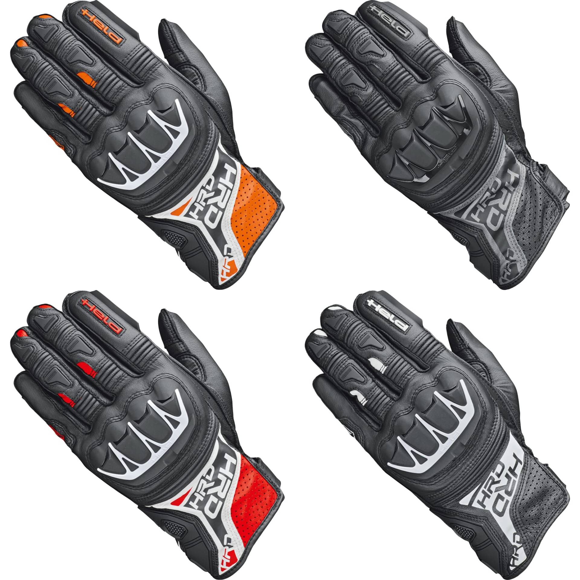 Held Kakuda Motorrad Handschuhe, schwarz/neon, 11 von Held