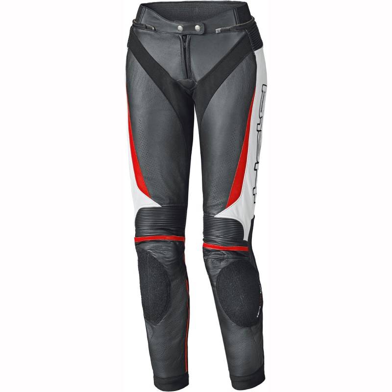 Held Lane II Damen Motorrad Lederhose 38 Schwarz/Weiß/Rot von Held