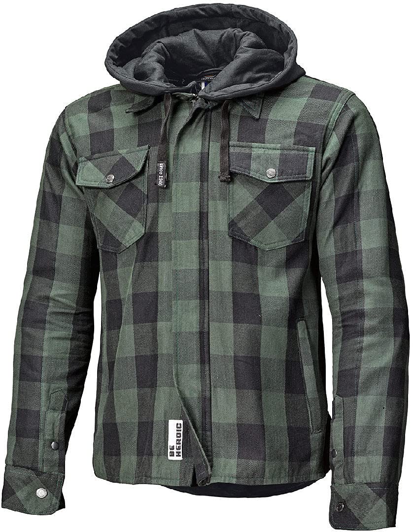 Held Lumberjack II Motorrad Textiljacke, schwarz/grün, M von Held