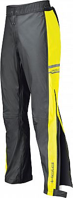 Held Rainstretch Base, Regenhose - Schwarz/Neon-Gelb - S von Held