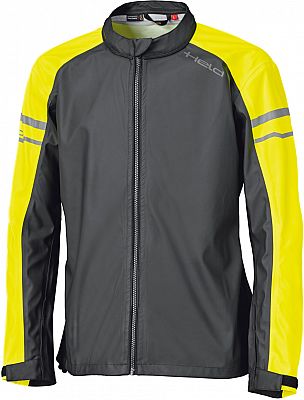 Held Rainstretch Top, Regenjacke - Schwarz/Neon-Gelb - 3XL von Held