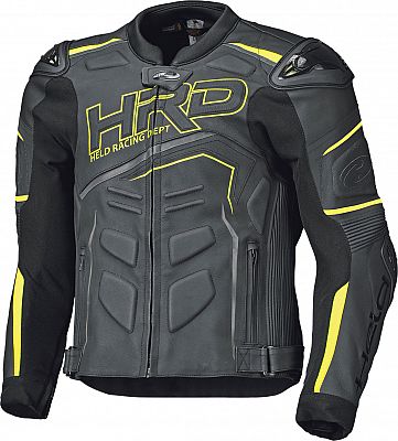 Held Safer 2, Lederjacke - Schwarz/Neon-Gelb - 60 von Held