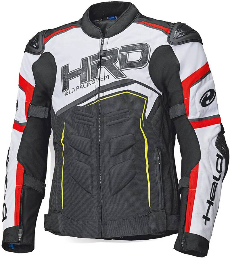 Held Safer SRX Motorrad Textiljacke, schwarz/rot/weiß, Long L von Held