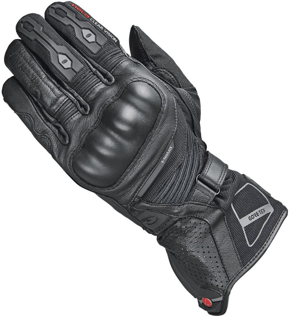 Held Score 4.0 wasserdichte Motorrad Handschuhe, schwarz, 10 von Held