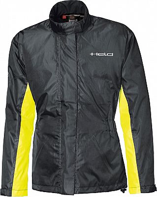 Held Spume Top, Regenjacke - Schwarz/Neon-Gelb - L von Held