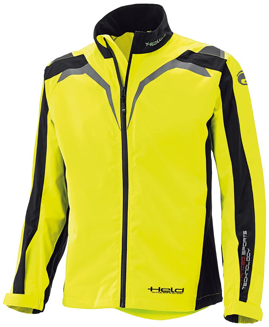 Held 6612-00_58_L Textiljacke, Regenblockoberteil, Schwarz/Neon Gelb, L von Held