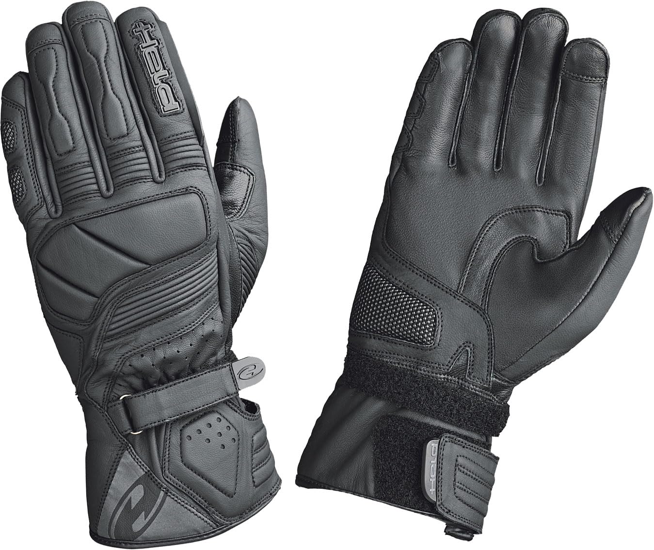 Held Travel 6 Tex wasserdichte Motorrad Handschuhe, schwarz, 9 von Held