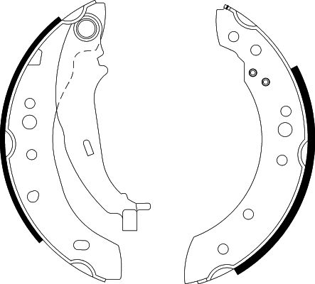 Bremsbackensatz Hinterachse Hella Pagid 8DB 355 000-271 von Hella Pagid