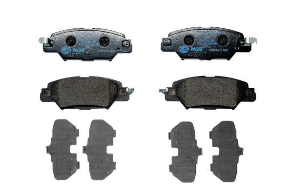 Bremsbelagsatz, Scheibenbremse Hinterachse Hella Pagid 8DB 355 025-461 von Hella Pagid