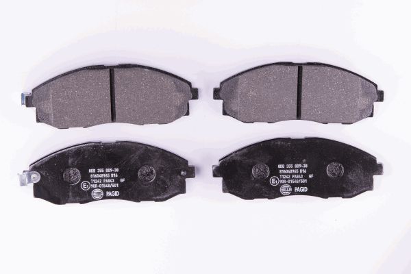 Bremsbelagsatz, Scheibenbremse Vorderachse Hella Pagid 8DB 355 009-381 von Hella Pagid