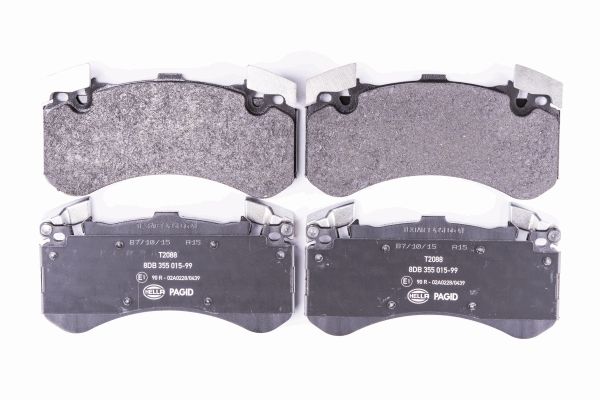 Bremsbelagsatz, Scheibenbremse Vorderachse Hella Pagid 8DB 355 015-991 von Hella Pagid