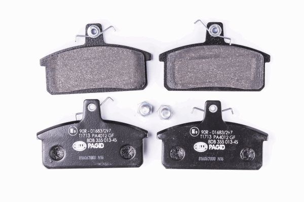 Bremsbelagsatz, Scheibenbremse Hella 8DB 355 013-451 von Hella