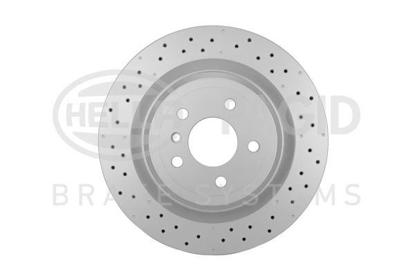 Bremsscheibe Hinterachse Hella 8DD 355 122-551 von Hella