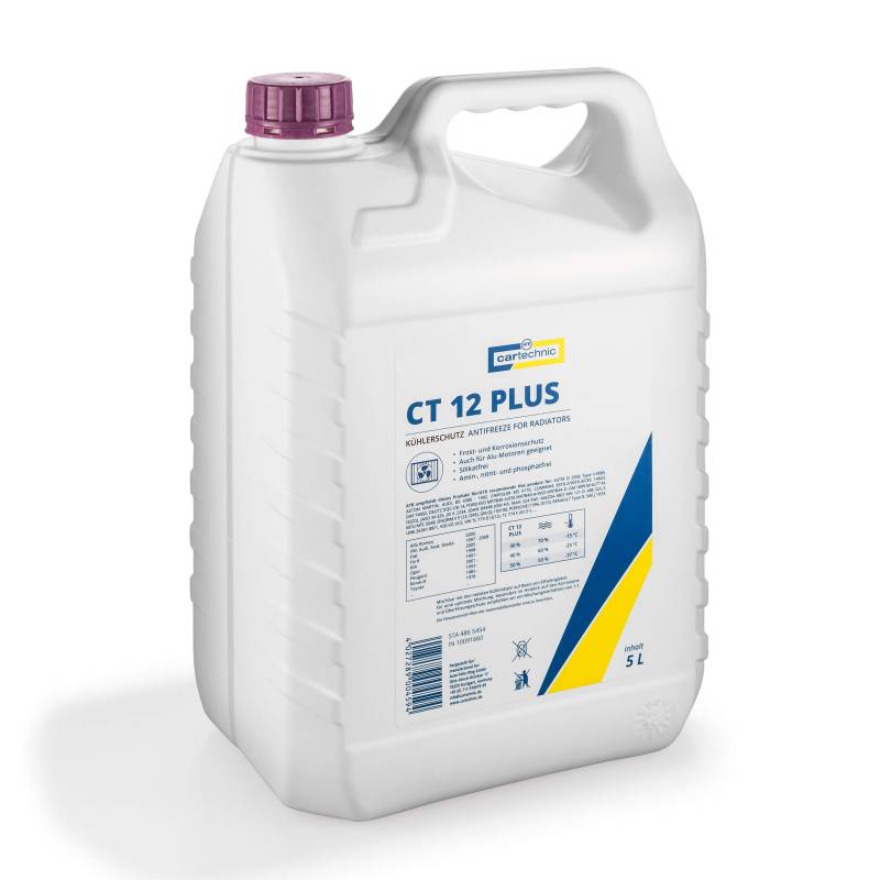 Cartechnic 5300132 Kühlerschutz CT12 Plus violett 5-Liter von CARTECHNIC