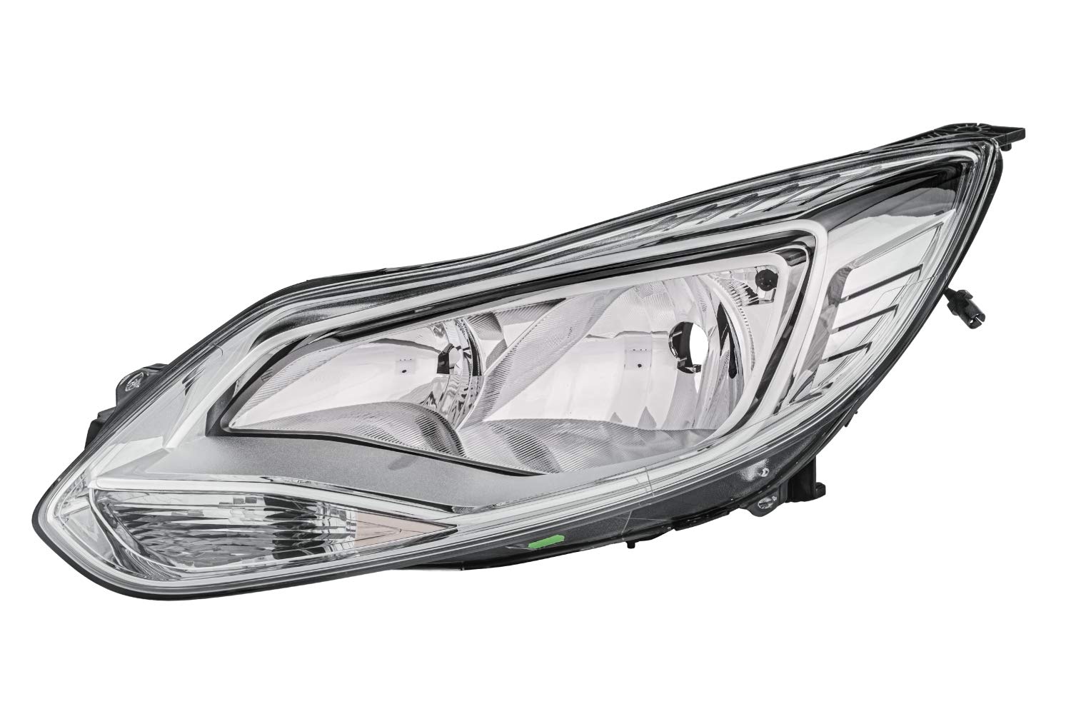 HELLA 1EA 354 994-011 Halogen Scheinwerfer - für u.a. Ford Focus III - chrom - für Rechtsverkehr - links von Hella