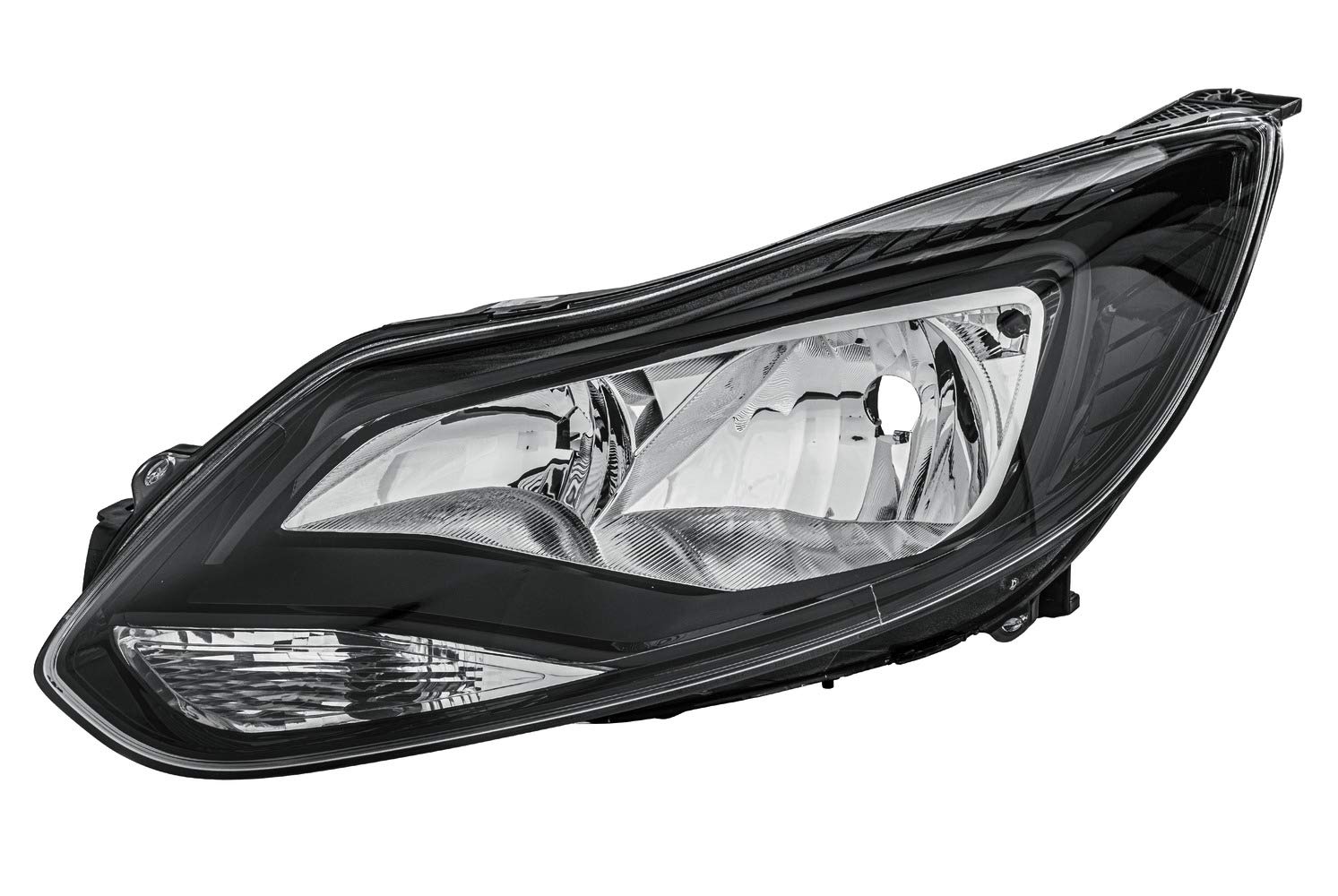 HELLA 1EA 354 994-031 Halogen Scheinwerfer - für u.a. Ford Focus III - schwarz - für Rechtsverkehr - links von Hella