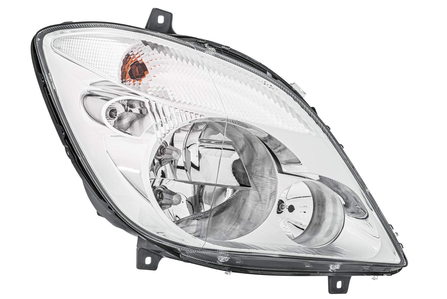 HELLA 1EB 247 012-061 FF/Halogen Scheinwerfer - für u.a. Mercedes-Benz Sprinter 3,5-T Box (906) - ECE - für Rechtsverkehr - rechts von Hella