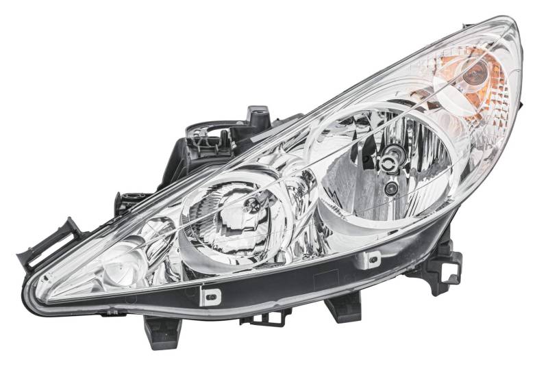 HELLA 1EF 354 533-011 Halogen Scheinwerfer - für u.a. Peugeot 207/207+ (WA_, WC_) - für Rechtsverkehr - links von Hella