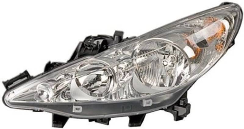 HELLA 1EF 354 533-021 Halogen Scheinwerfer - für u.a. Peugeot 207/207+ (WA_, WC_) - für Rechtsverkehr - rechts von Hella