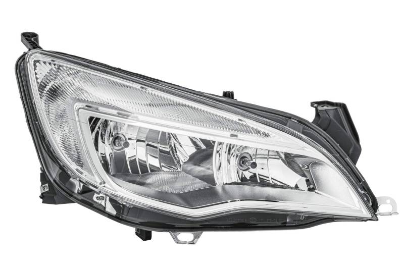 HELLA 1EG 010 011-321 FF/Halogen Scheinwerfer - für u.a. Opel Astra J (P10) - chrom - ECE - für Rechtsverkehr - rechts von Hella