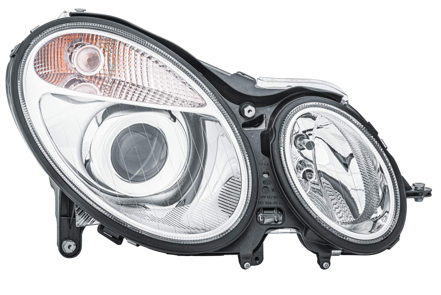 HELLA 1EL 008 369-081 Halogen Scheinwerfer - für u.a. Mercedes-Benz E-Class (W211) - ECE/CCC - für Rechtsverkehr - rechts von Hella