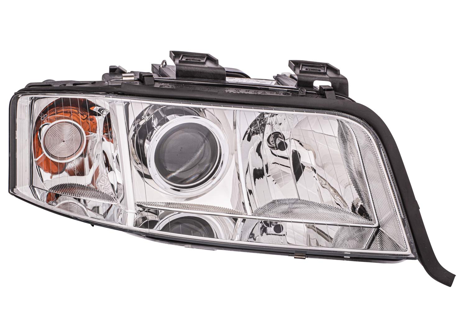 HELLA 1EL 008 472-021 Halogen/FF/DE Scheinwerfer - für u.a. Audi A6 (4B2, C5) - CCC/ECE - für Rechtsverkehr - rechts von Hella