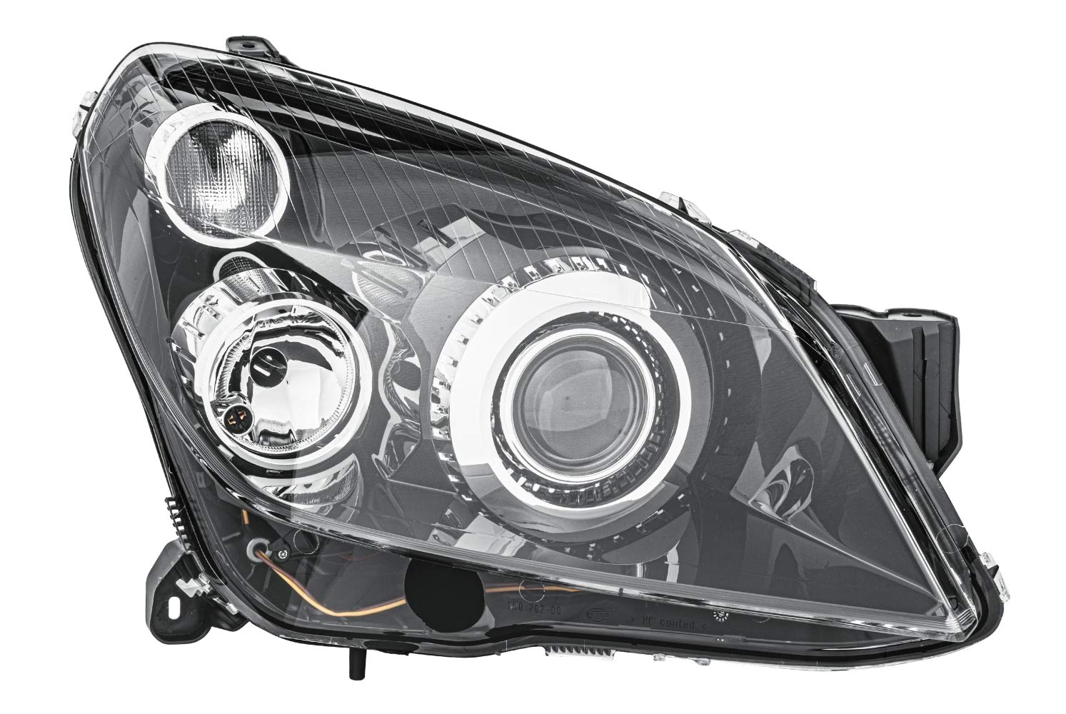 HELLA 1EL 008 700-321 Halogen/Bi-Xenon Scheinwerfer - für u.a. Opel Astra H (A04) - CCC/ECE - für Rechtsverkehr - rechts von Hella