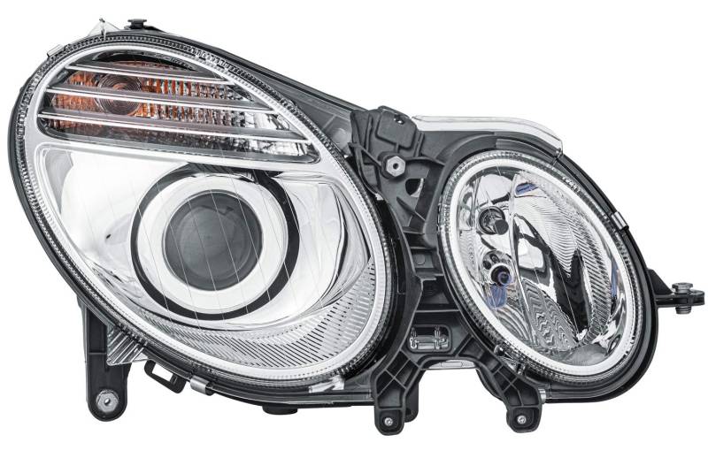 HELLA 1EL 009 260-081 Halogen Scheinwerfer - für u.a. Mercedes-Benz E-Class (W211) - CCC/ECE - für Rechtsverkehr - rechts von Hella