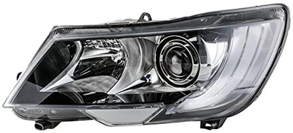 HELLA 1EL 011 314-311 Halogen/DE Scheinwerfer - für u.a. Skoda Superb II Estate (3T5) - ECE - für Rechtsverkehr - links von Hella