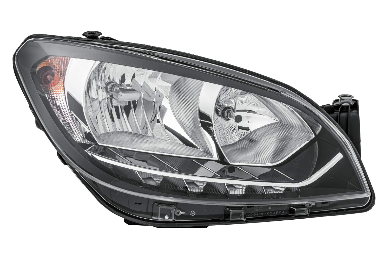 HELLA 1EL 012 643-021 Halogen Scheinwerfer - für u.a. Skoda Citigo - ECE - für Rechtsverkehr - rechts von Hella