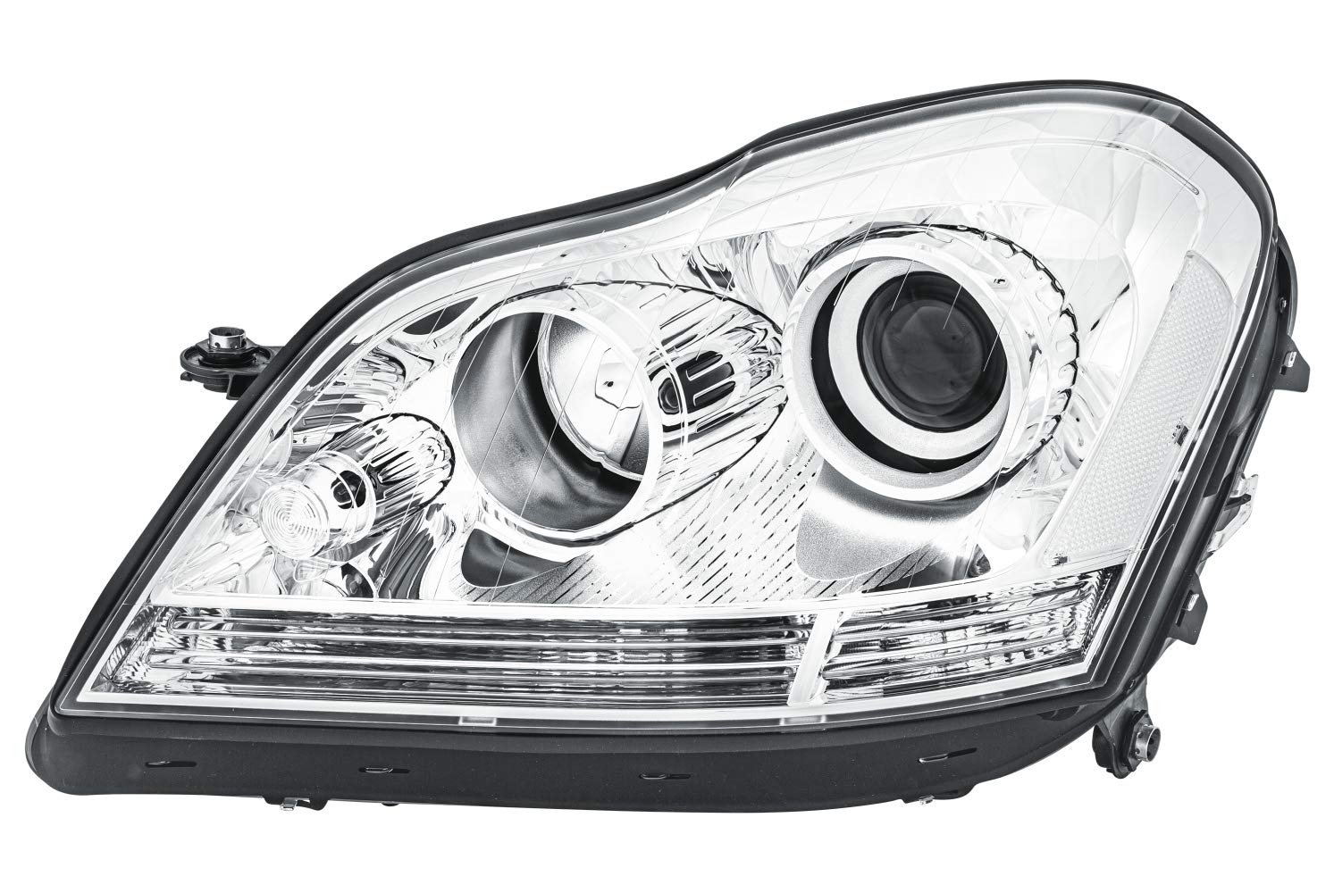 HELLA 1EL 263 400-011 FF/DE/Halogen Scheinwerfer - für u.a. Mercedes-Benz GL-Class (X164) - ECE - für Rechtsverkehr - links von Hella