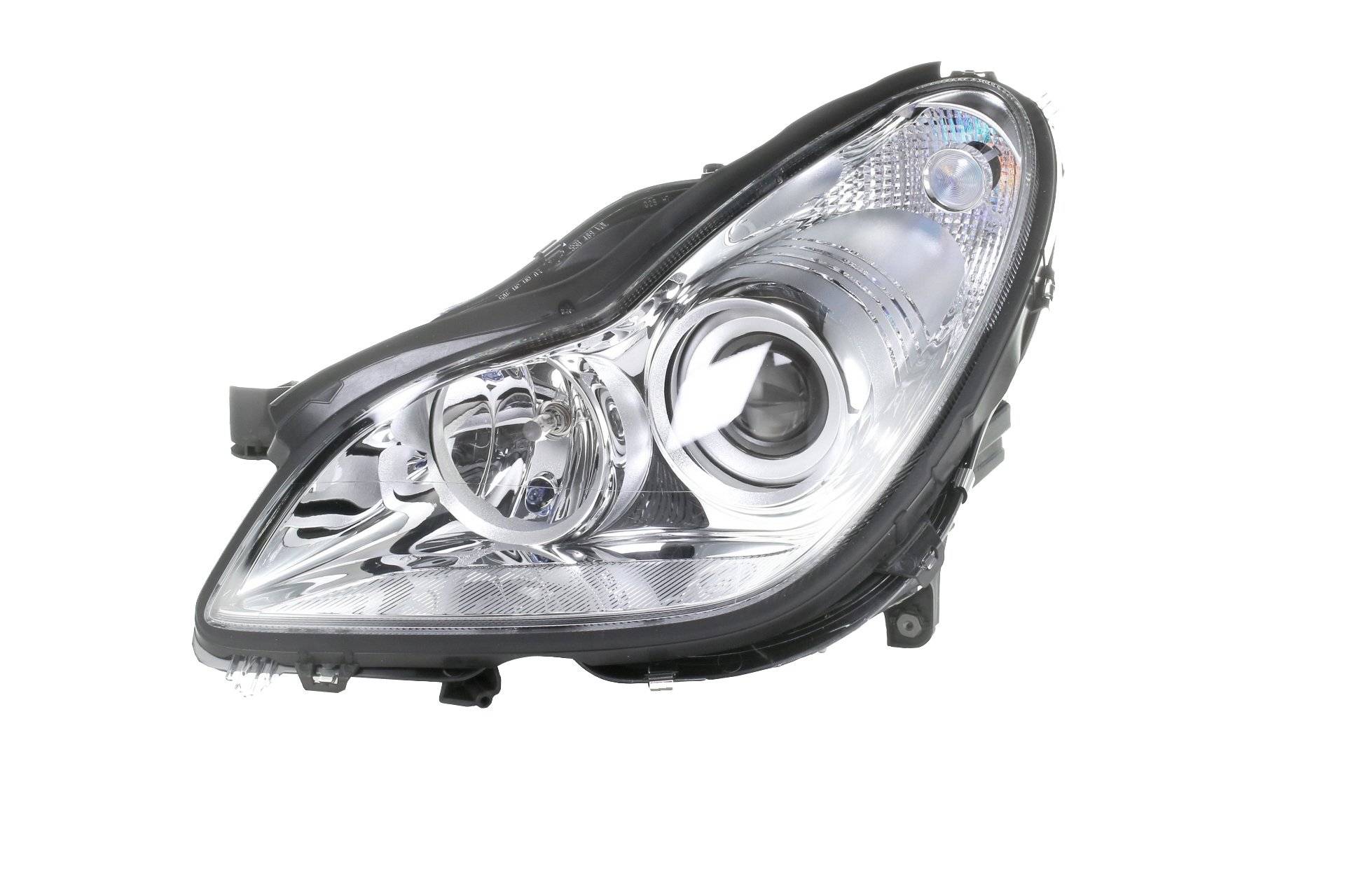 HELLA 1ES 008 821-311 Halogen/Bi-Xenon Scheinwerfer - für u.a. Mercedes-Benz Cls (C219) - ECE/CCC - für Rechtsverkehr - links von Hella