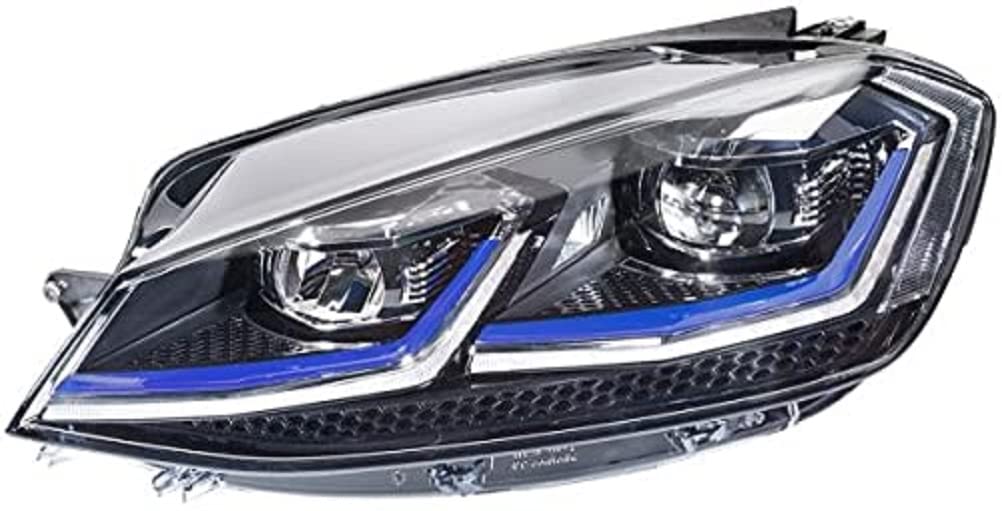 HELLA 1EX 013 924-691 LED Scheinwerfer - für u.a. VW Golf VII (5G1, BQ1, BE1, BE2) - ECE - für Rechtsverkehr - links von Hella