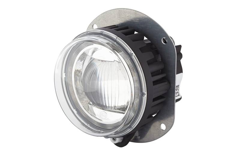 HELLA LED/DE Fernscheinwerfer - 90mm Performance L4060 - 24V / 12V - rund - Referenzzahl: 12.5 - SAE - glasklare Streuscheibe - glasklar - links/rechts - 1F0 011 988-031 von Hella