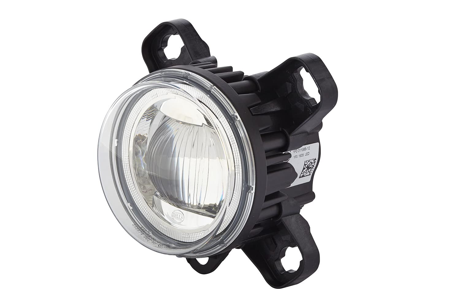 HELLA DE/LED Fernscheinwerfer - 90mm Performance L4060 - 12V / 24V - rund - Referenzzahl: 12.5 - SAE - glasklare Streuscheibe - glasklar - links/rechts - 1F0 011 988-121 von Hella