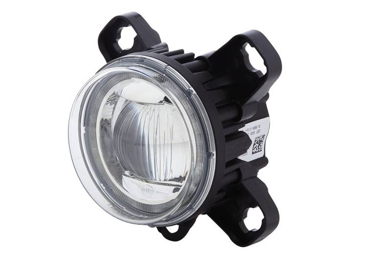 HELLA LED/DE Fernscheinwerfer - 90mm Performance L4060 - 12V / 24V - rund - Referenzzahl: 12.5 - SAE - glasklare Streuscheibe - glasklar - rechts/links - 1F0 011 988-131 von HELLA