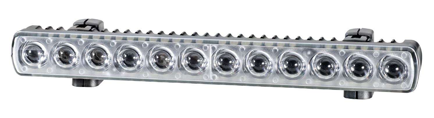 HELLA LED Fernscheinwerfer - Light Bar LB350 - 12V / 24V - rechteckig - Referenzzahl: 20 - glasklare Streuscheibe - glasklar - Kabel: 2500mm - links/rechts - 1FJ 958 040-001 von Hella